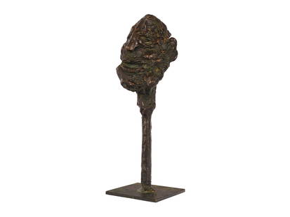 Adolf Frohner, Grossinzersdorf 1934 - 2007 Vienna, Head, 1976: Adolf Frohner Grossinzersdorf 1934 - 2007 Vienna Head 1976 Cast bronze, brown-green patina Height 31.5 cm Signed and dated (19)76 on the base Provenance: Private collection, Austria