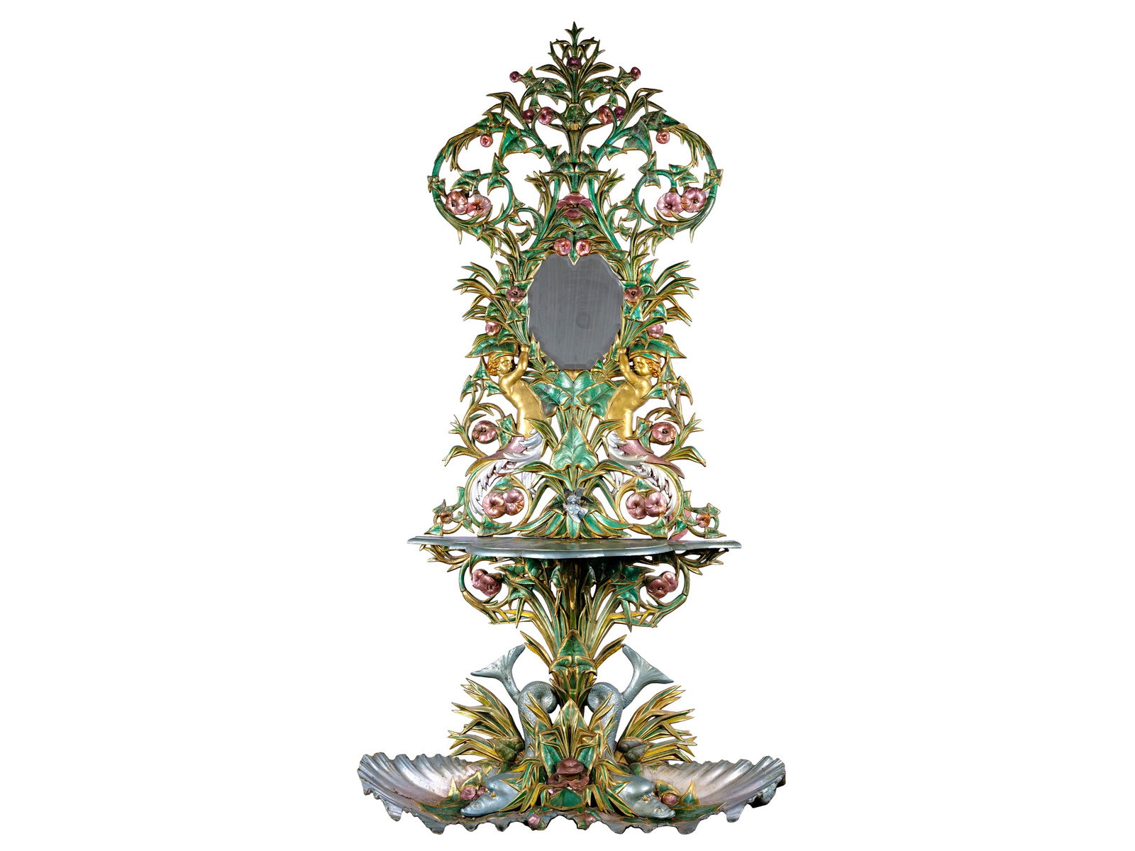 High-quality wall console, Venice, around 1880/1900 (1 of 13)