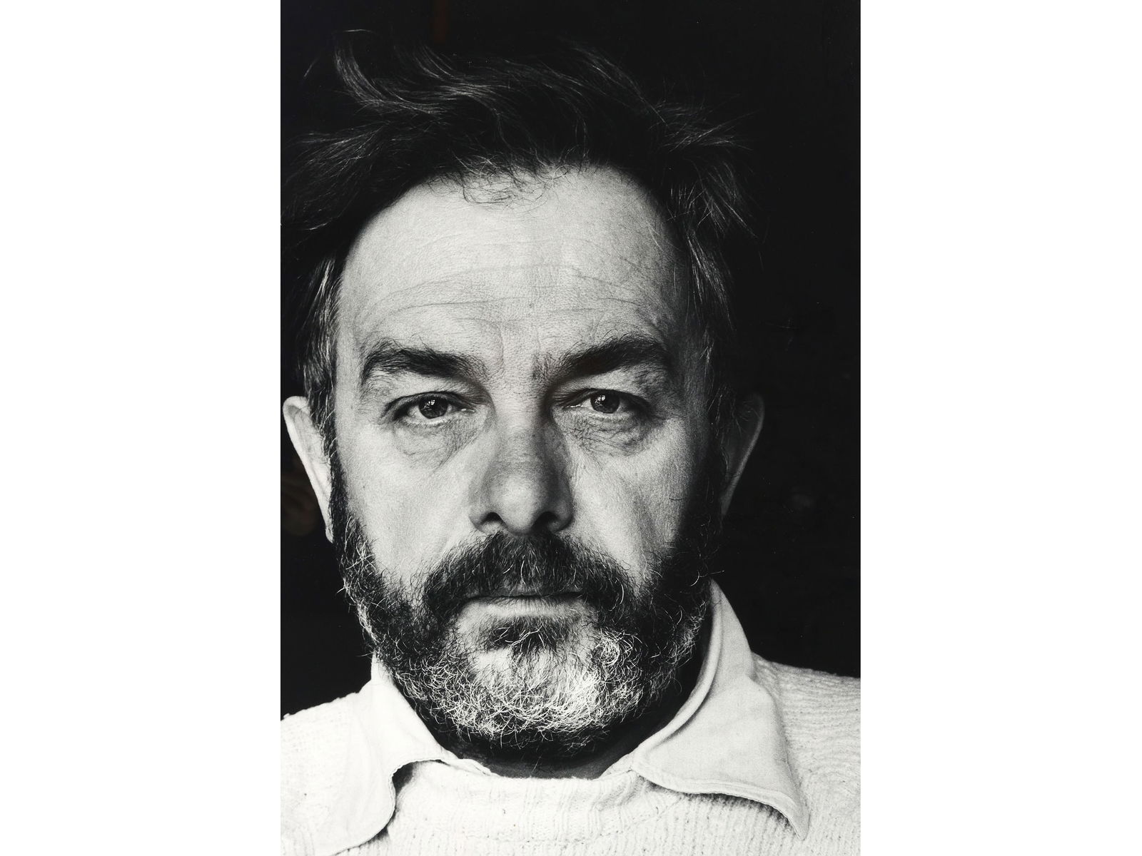 Arnulf Rainer, Baden 1929: Arnulf RainerBaden 1929Photograph Portrait Arnulf Rainer60 x 39.5 cm, framed 72 x 52 cm, signed