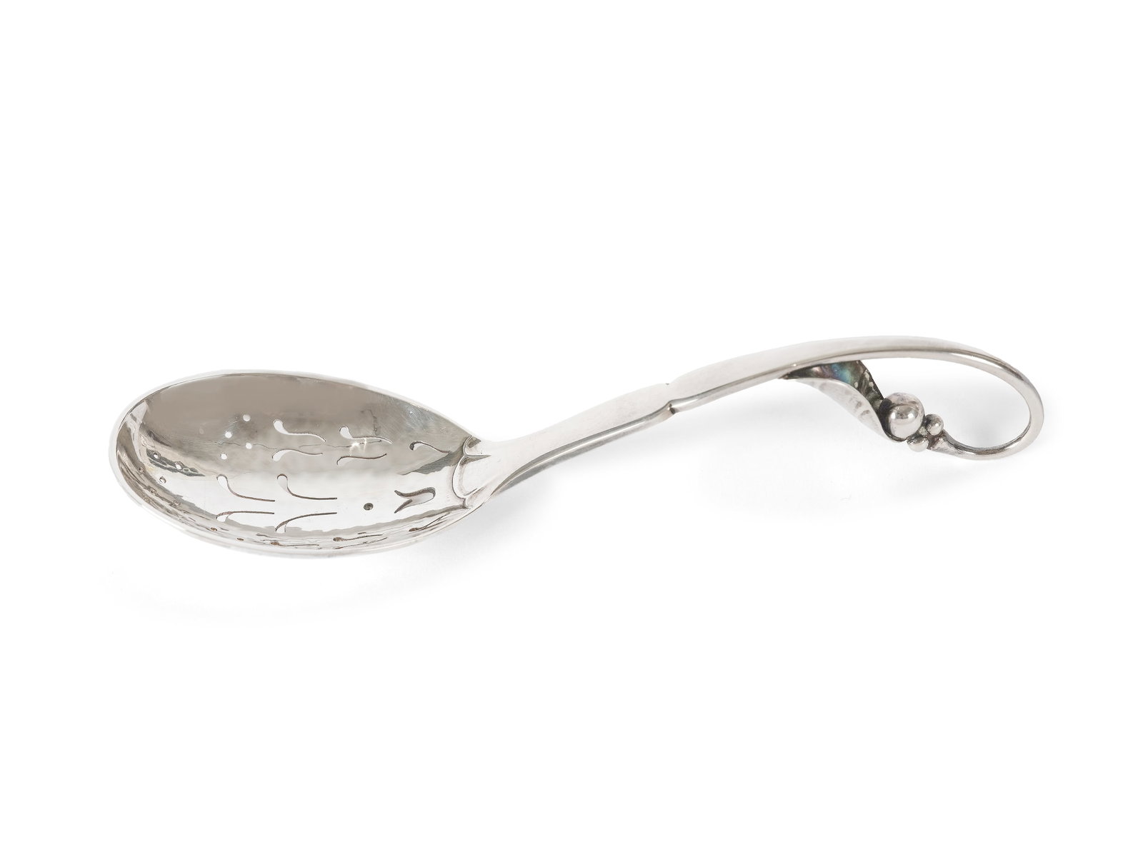 Openwork spoon, silver marked: Openwork spoon Silver marked Length 13,5 cm Weight 31.2 g