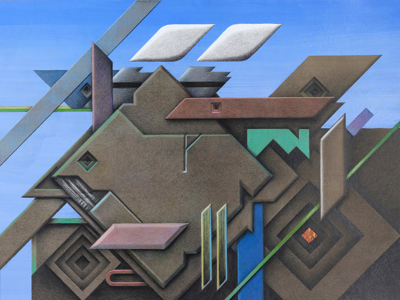 Alexander Rudolf Kubiczek, Born 1942 in Wernburg: Alexander Rudolf Kubiczek Born 1942 in Wernburg Steamer 60 x 80 cm, framed 82 x 102 cm Watercolor and colored pencil on cardboard Artist's label with exact designation on the reverse A