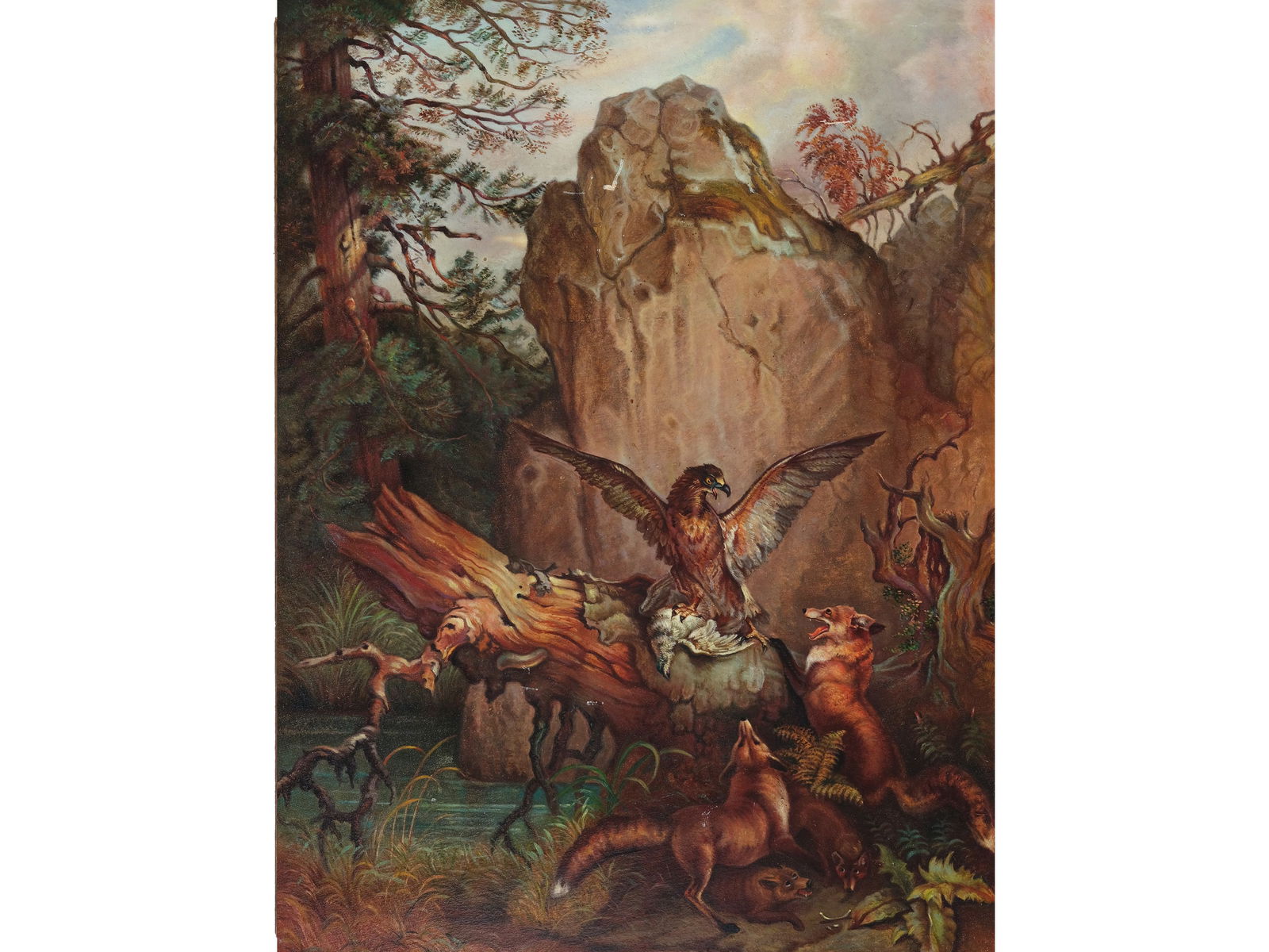 Unknown painter, Copy after Friedrich Gauermann: Unknown painterCopy after Friedrich GauermannOil on cardboard50 x 37 cm, with frame 58 x 46.5 cmsigned "Hollik" l.r.