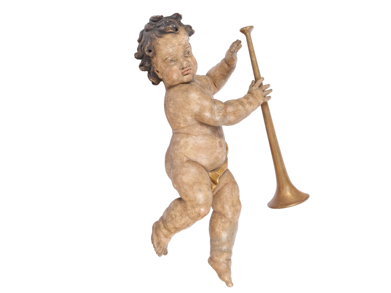 Angels, Baroque: Angels Baroque Carved wood Height 81 cm