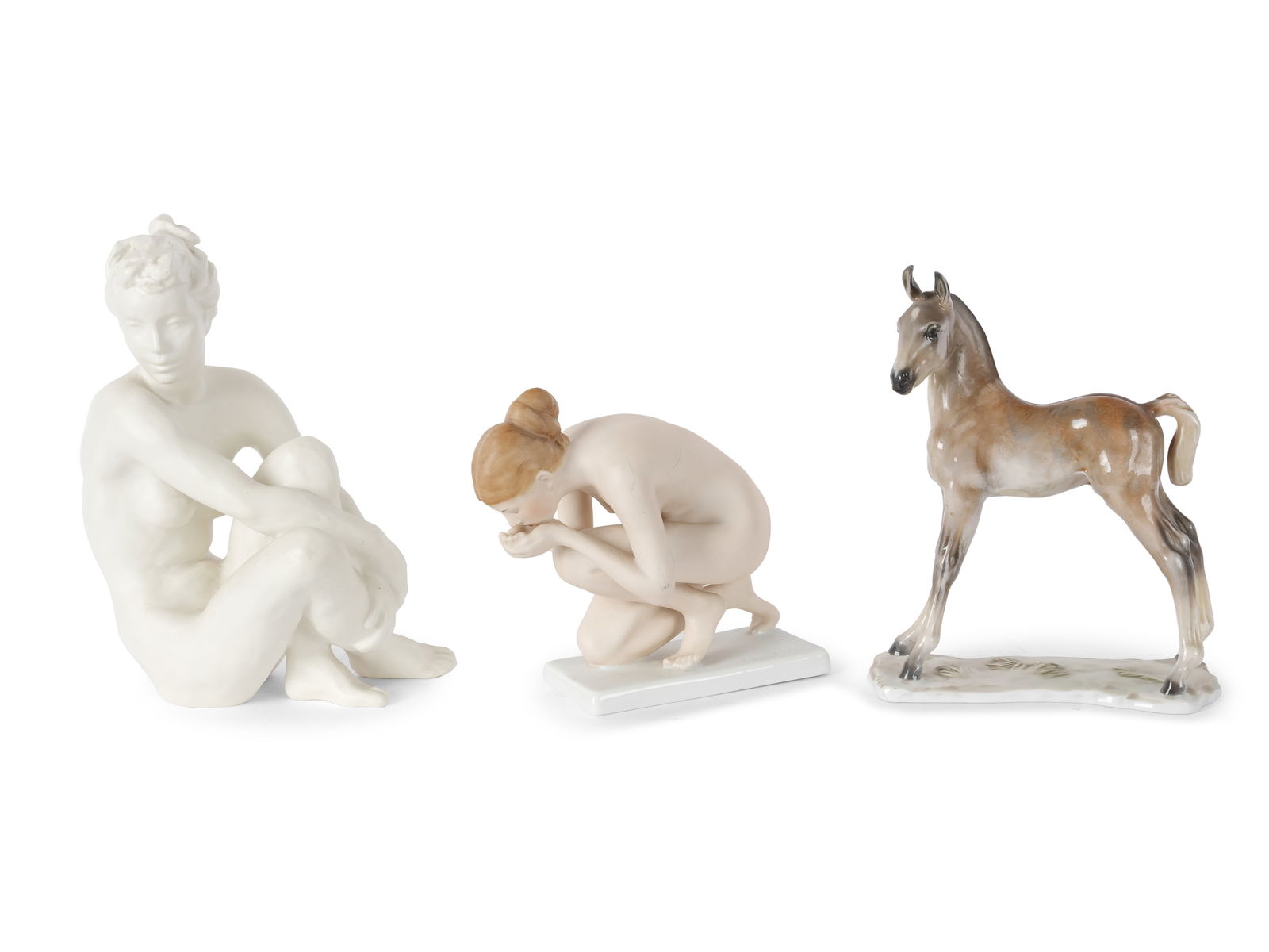 Mixed lot: 3 figurines, Rosenthal version (1 of 5)