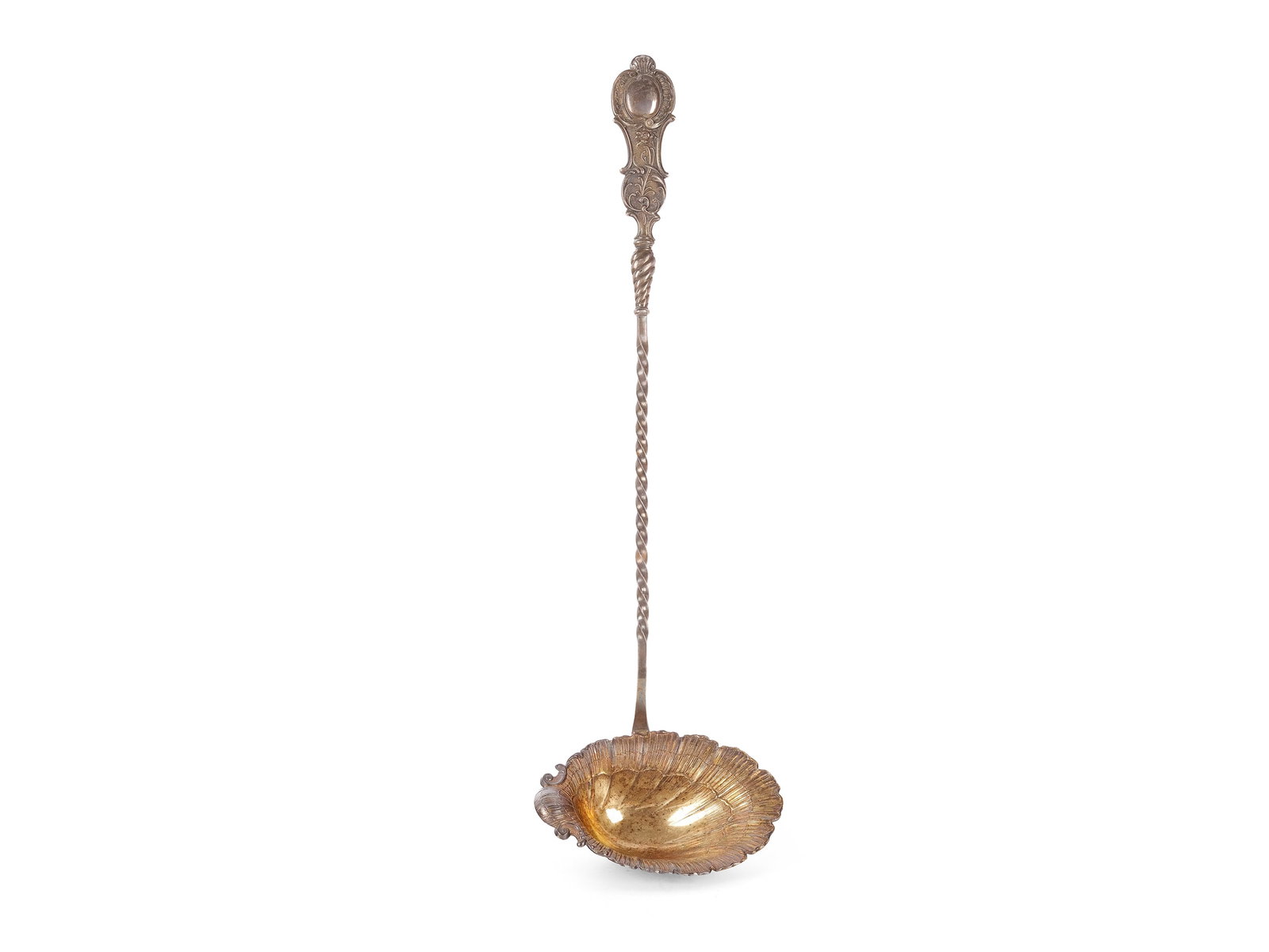 Ladle, WMF: Ladle WMF Silver-plated metal Total length 43 cm Marked, numbered I/0
