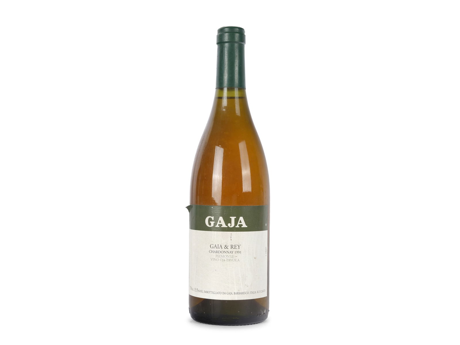 1 bottle, Gaja & Rey: 1 bottle Gaja & Rey Chardonnay 1991 0.75 Proper storage in the wine cellar Standard shipping in a wine box with Austrian Post is possible 1 Flasche Gaja & Rey Chardonnay 1991 0,75 lt Fachge