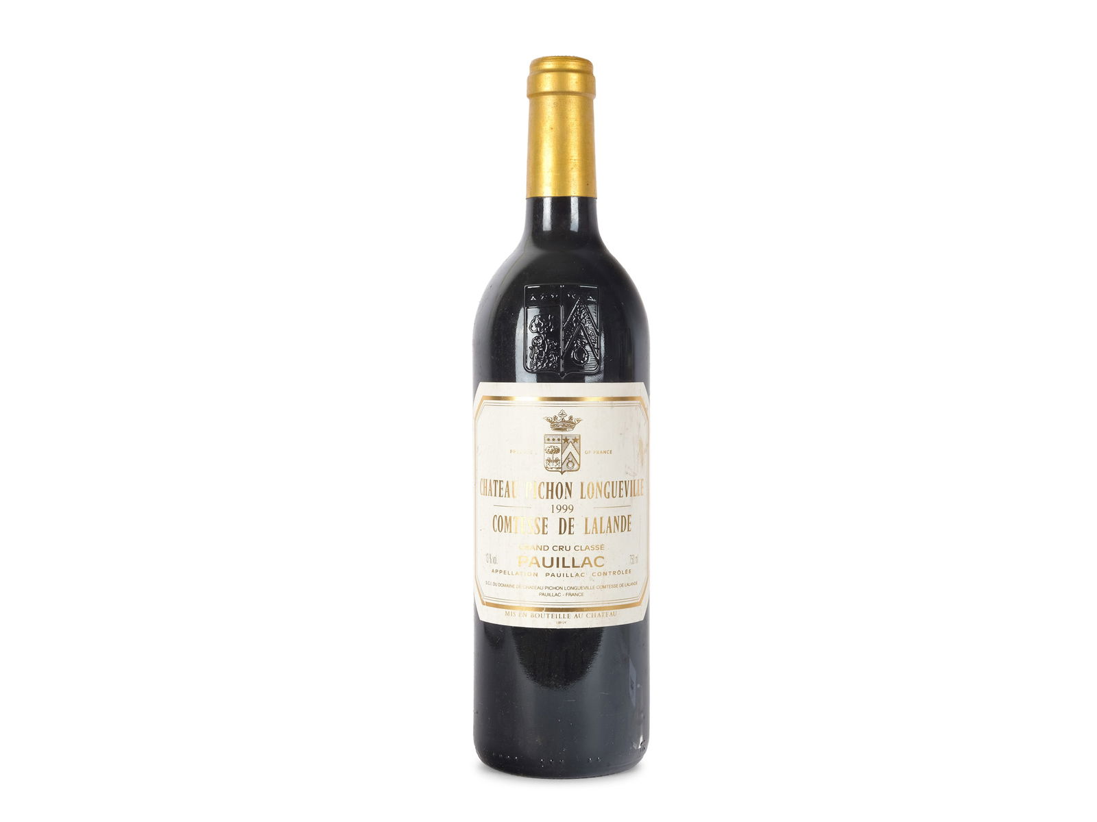 1 bottle, Chateau Pichon Longueville: 1 bottle Chateau Pichon Longueville Comtesse de Lalande Pauillac 1999 0.75 l Proper storage in the wine cellar Standard shipping in a wine box with Austrian Post is possible 1 Flasche Chateau Pichon L