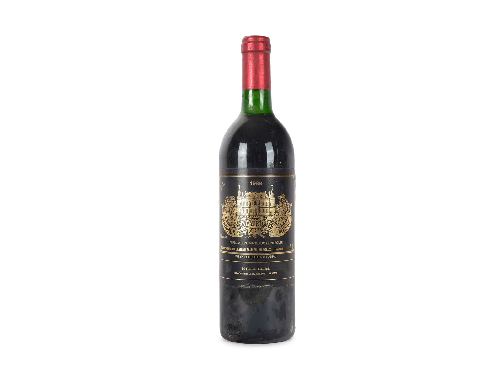 1 bottle, Chateau Palmer: 1 bottle Chateau Palmer Margaux - Medoc 1988 0.75 Proper storage in the wine cellar Standard shipping in a wine box with Austrian Post is possible 1 Flasche Chateau Palmer Margaux - Medoc 1988 0,75 lt