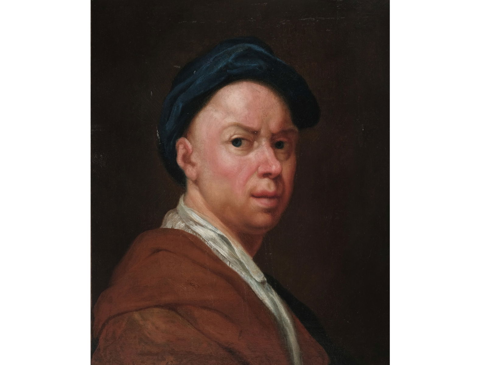 ANTON RAPHAEL MENGS, BOHEMIA 1728-1779 ROME, CIRCLE OF: Anton Raphael MengsBohemia 1728-1779 Rome, circle of18th centuryPortrait of an artistOil on canvas, relined56.5 x 46.5 cm