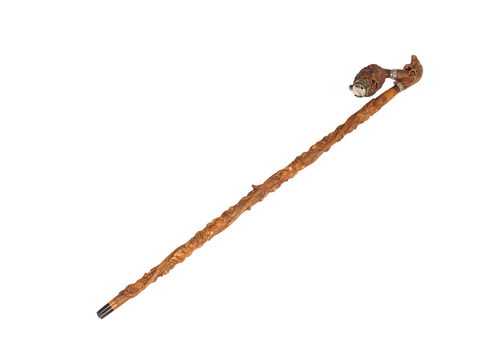 PIPE WITH CARVED HUNTING MOTIFS (1 of 4)