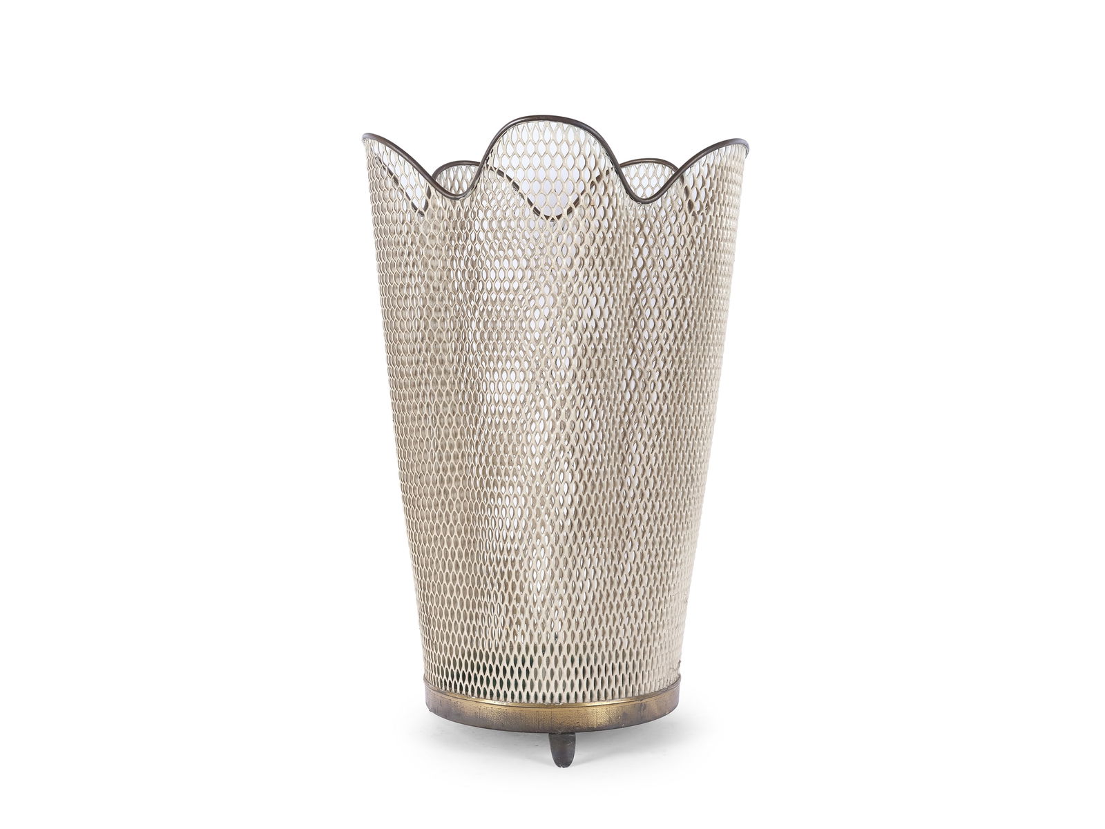 WASTEPAPER BASKET, MID-20TH CENTURY (1 of 3)
