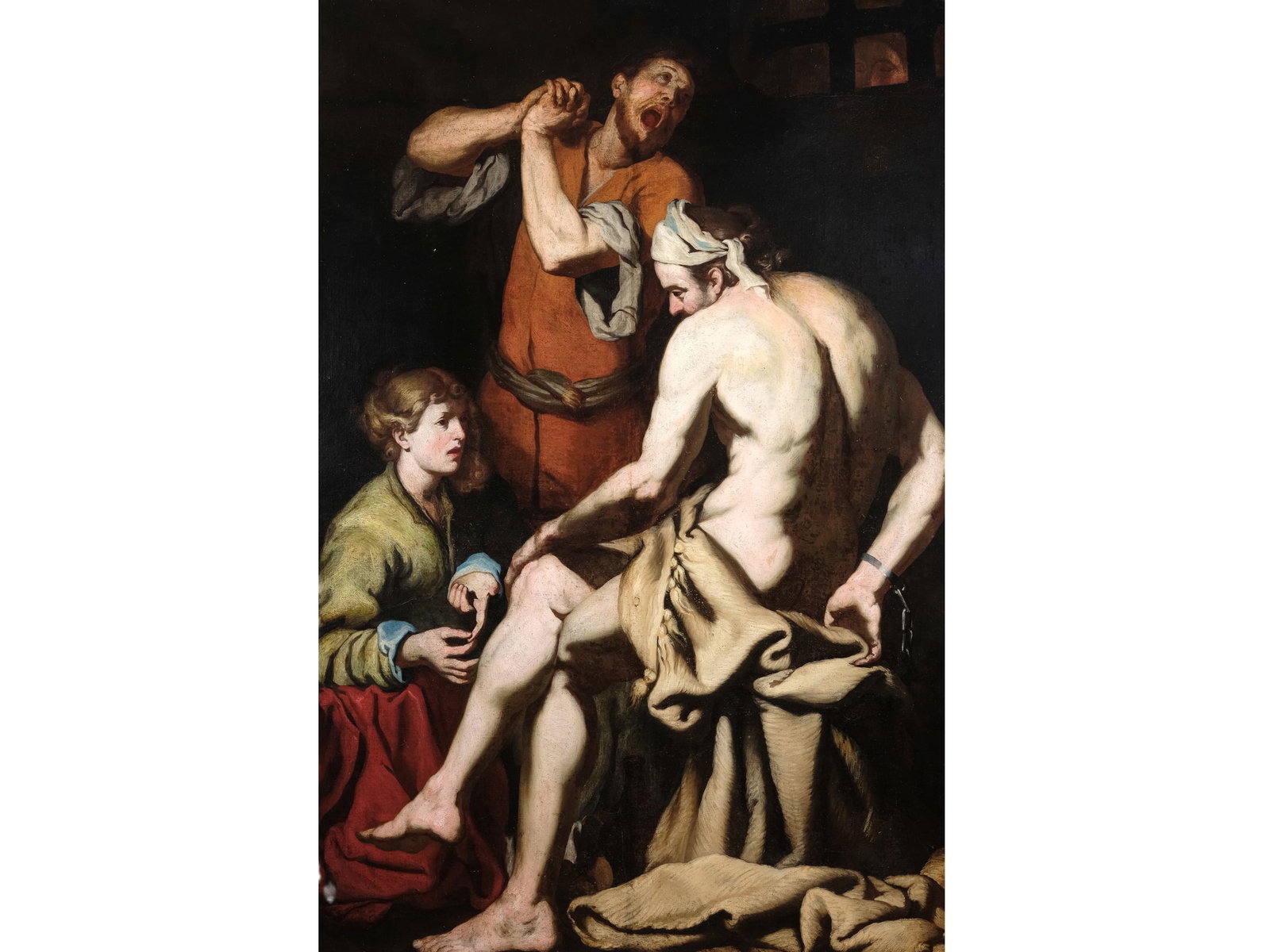 17TH-CENTURY NEAPOLITAN PAINTER, JOSEPH IN PRISON (1 of 8)