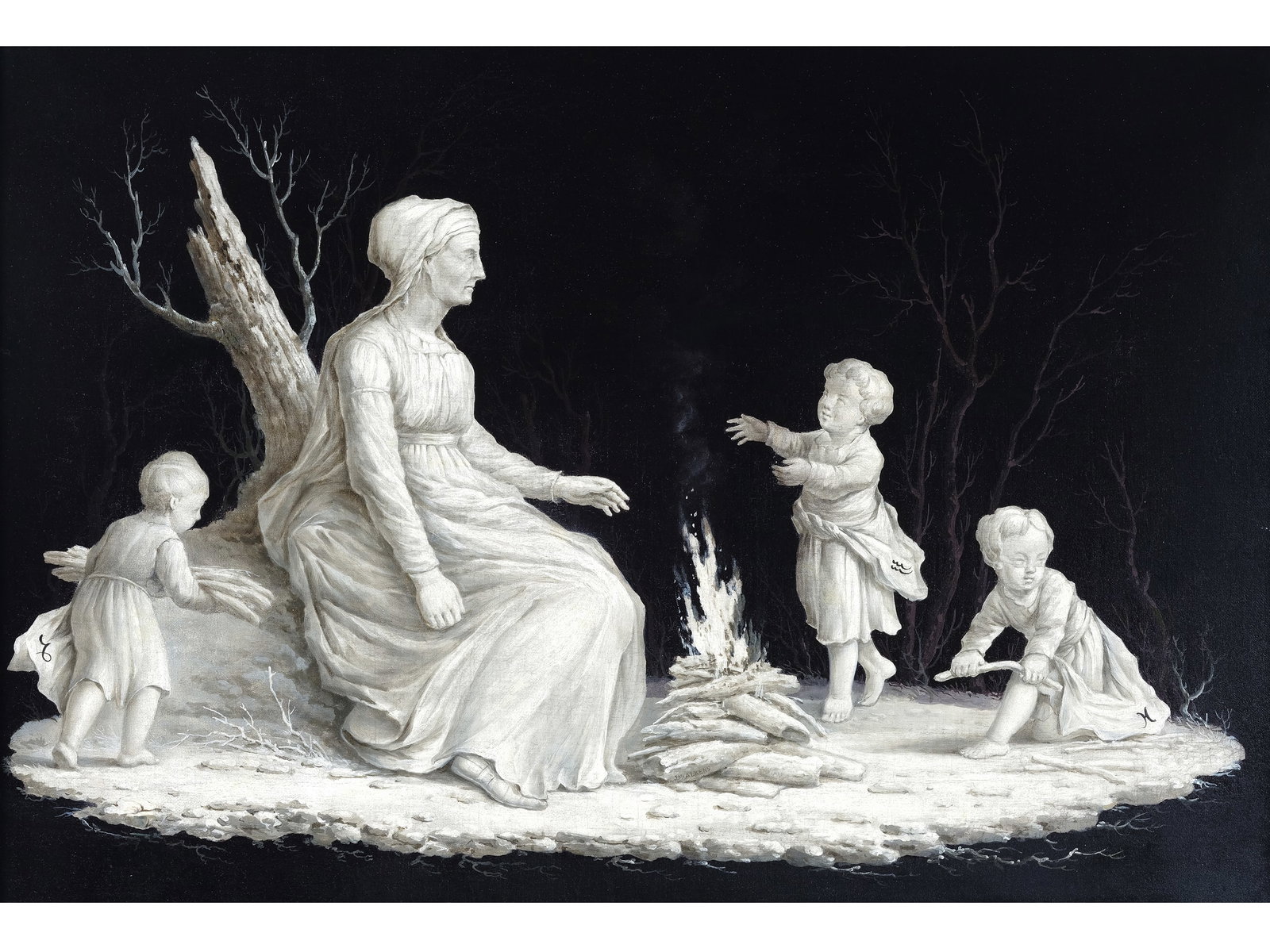 ANGELIKA KAUFFMANN, 1741 - 1807, ATTRIBUTED (1 of 5)