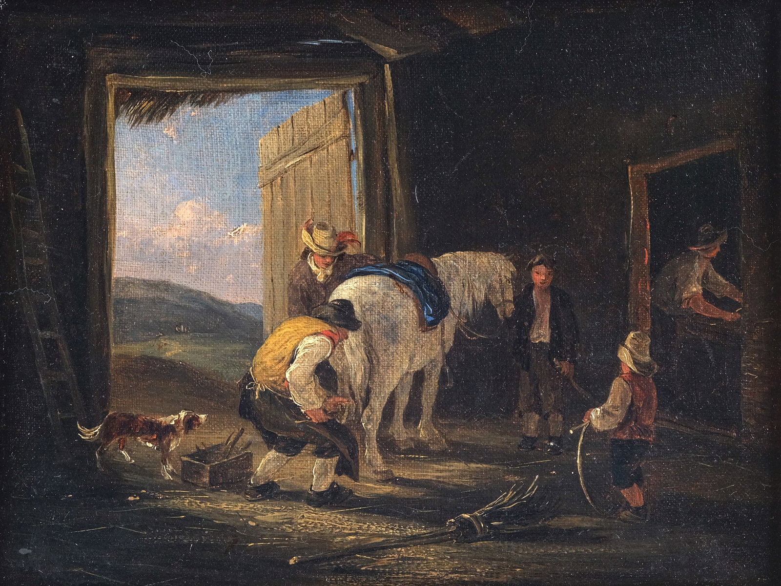 HEINRICH BUeRKEL, 1802 - 1869, ATTRIBUTED (1 of 4)