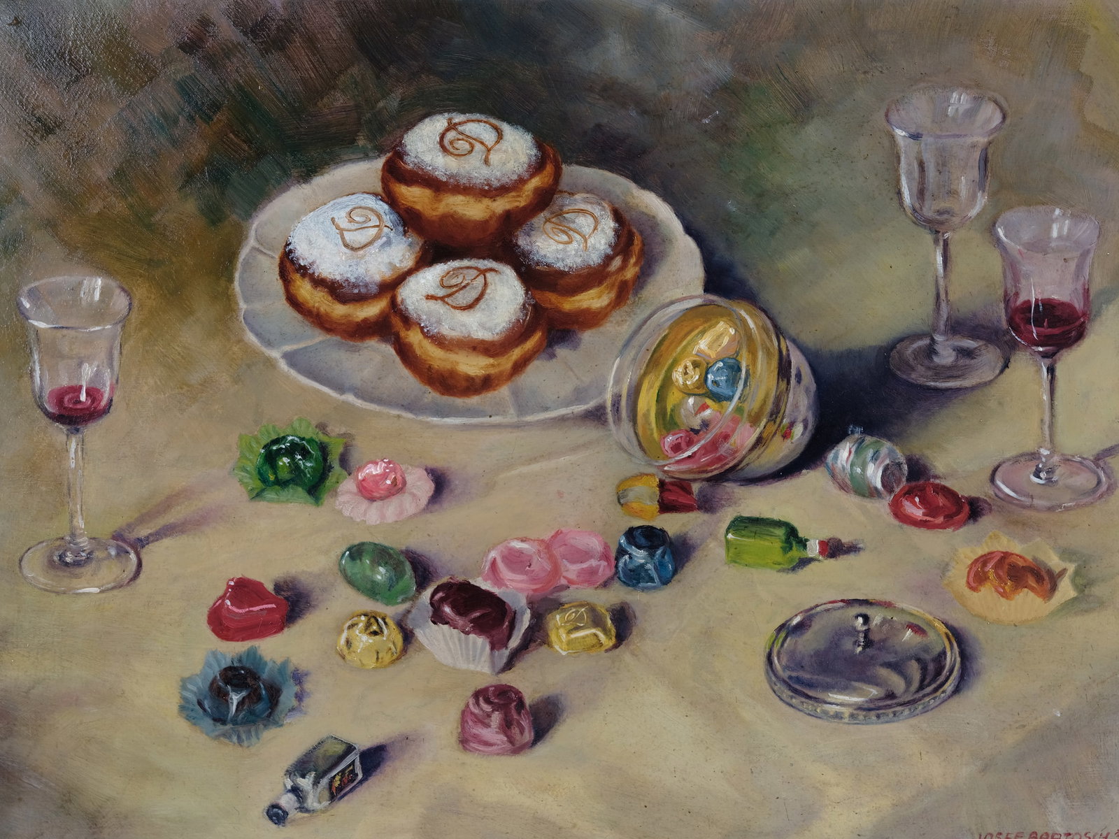 JOSEF BARTOSCH, TEPL 1879 - 1963 VIENNA (1 of 5)