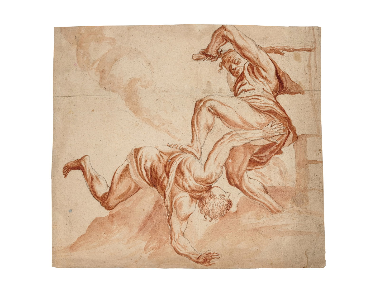 OLD MASTER DRAWING, 17TH CENTURY? (1 of 4)