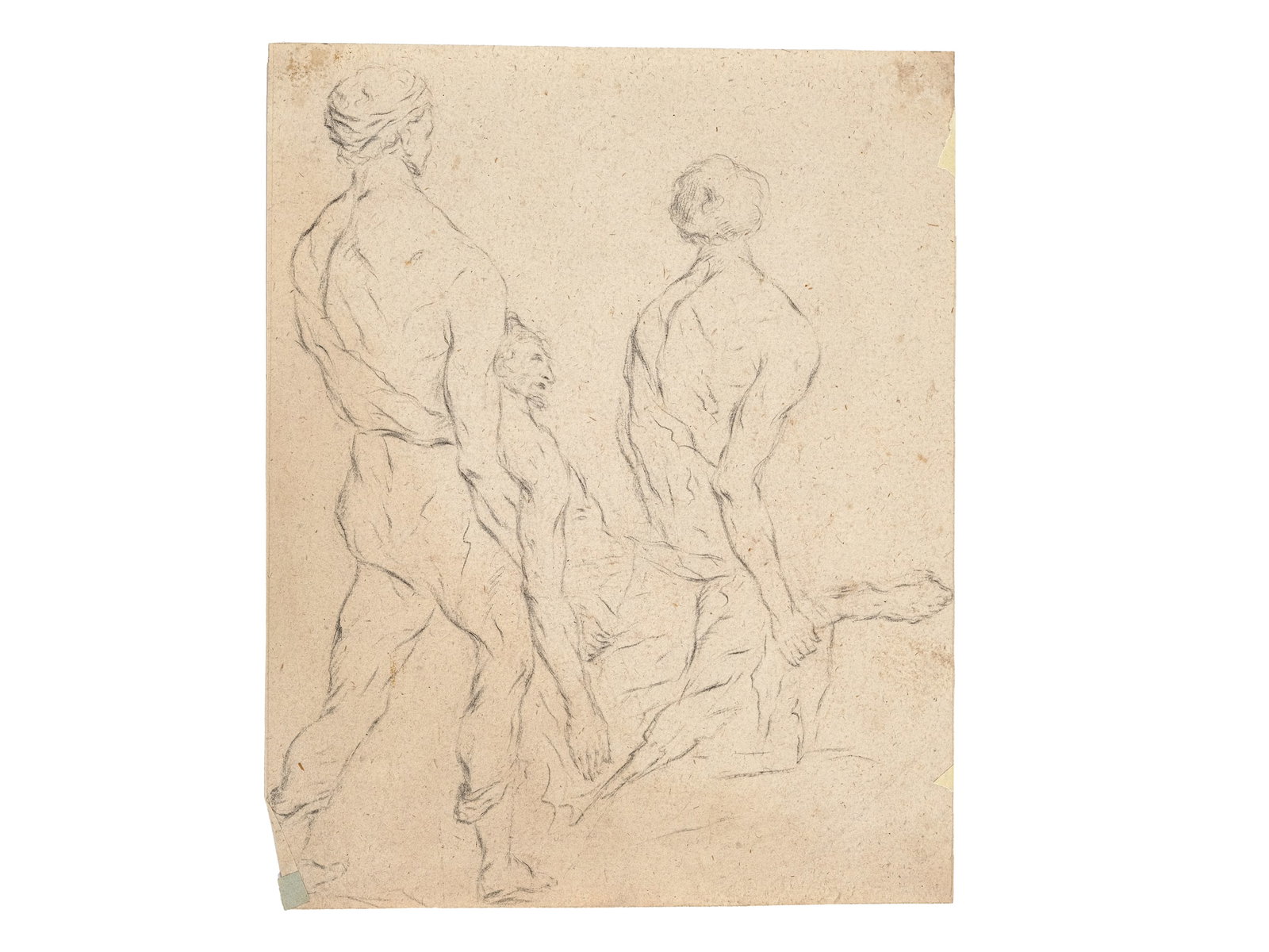 OLD MASTER DRAWING, 17TH CENTURY? (1 of 3)