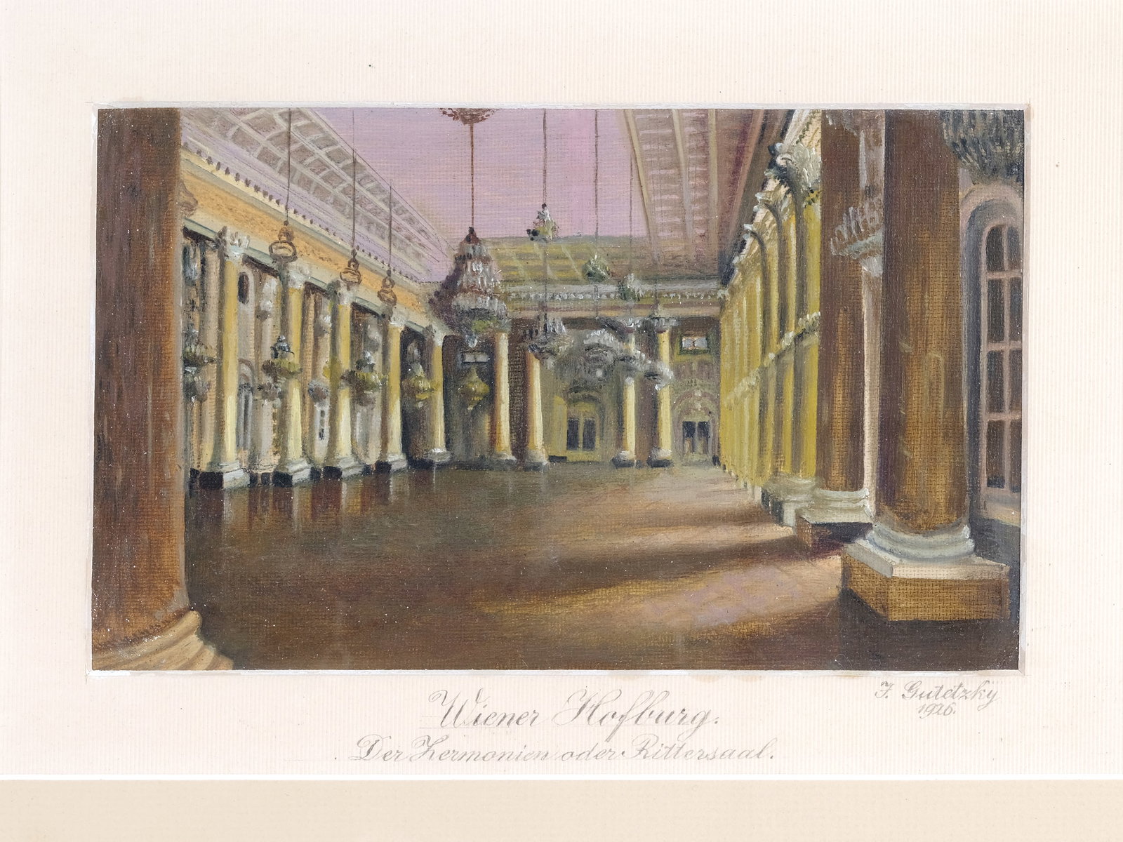 JOSEF GUDETZKY, PAINTER, C. 1900 (1 of 4)