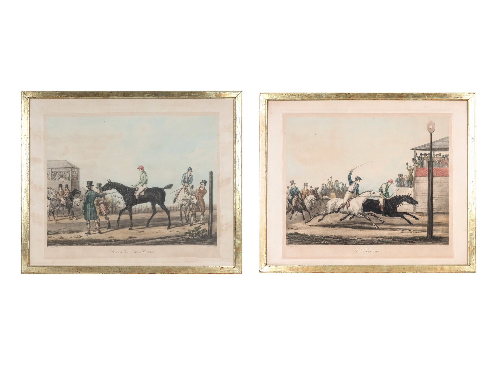 PAIR OF LITHOGRAPHS, LES SUITES D'UNE COURSE (1 of 9)
