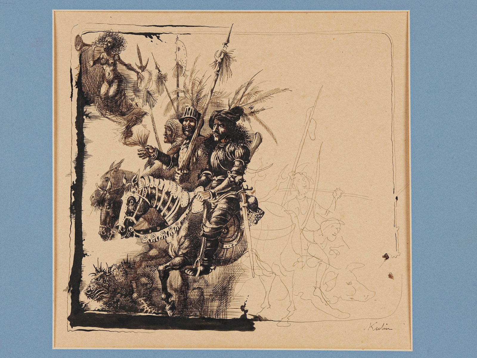 ALFRED KUBIN *, LEITZMERITZ 1877 - 1959 ZWICKLEDT (1 of 5)