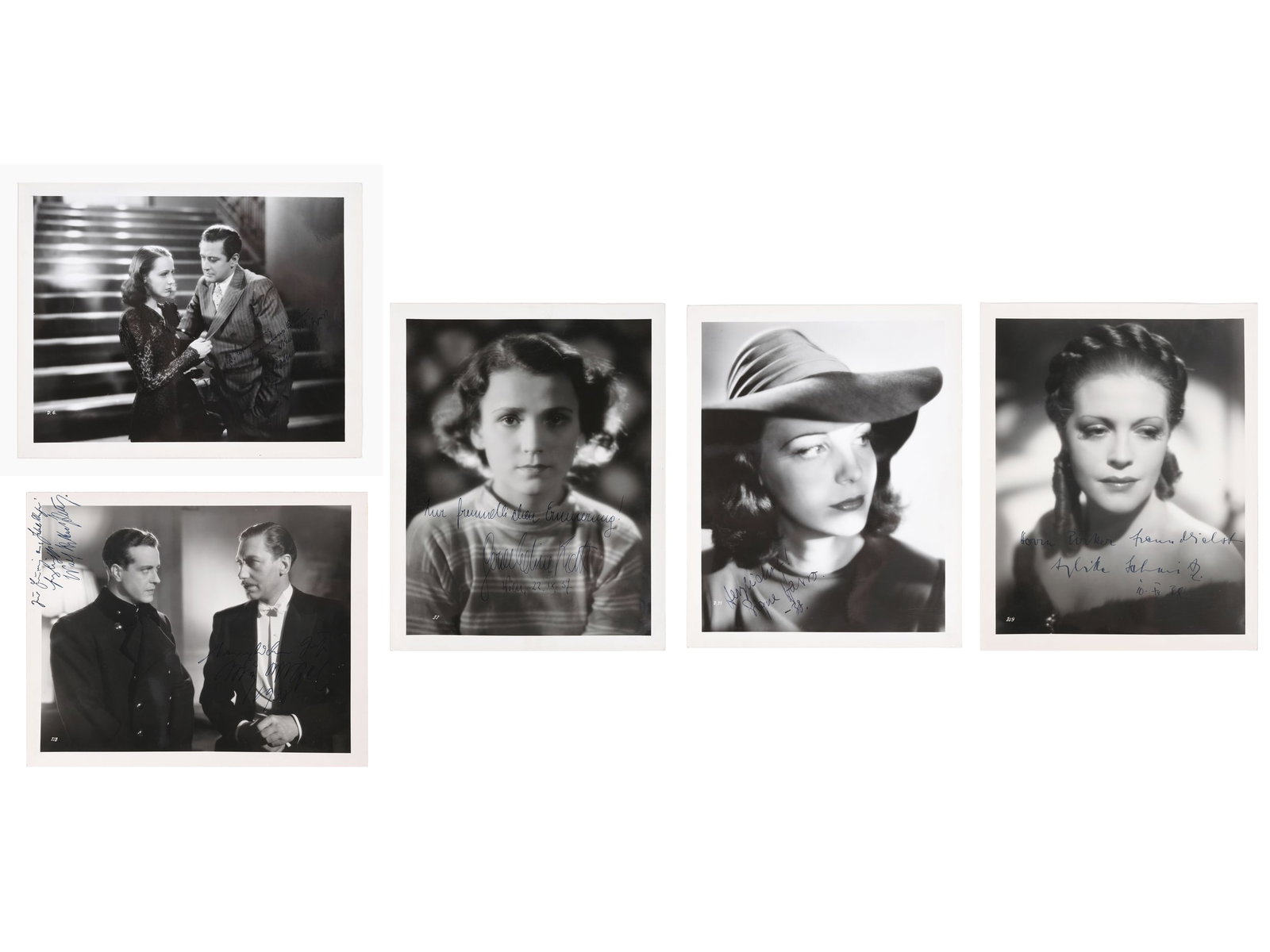 BUNDLE: 5 ARTIST PHOTOGRAPHS WITH ORIGINAL SIGNATURES (1 of 6)