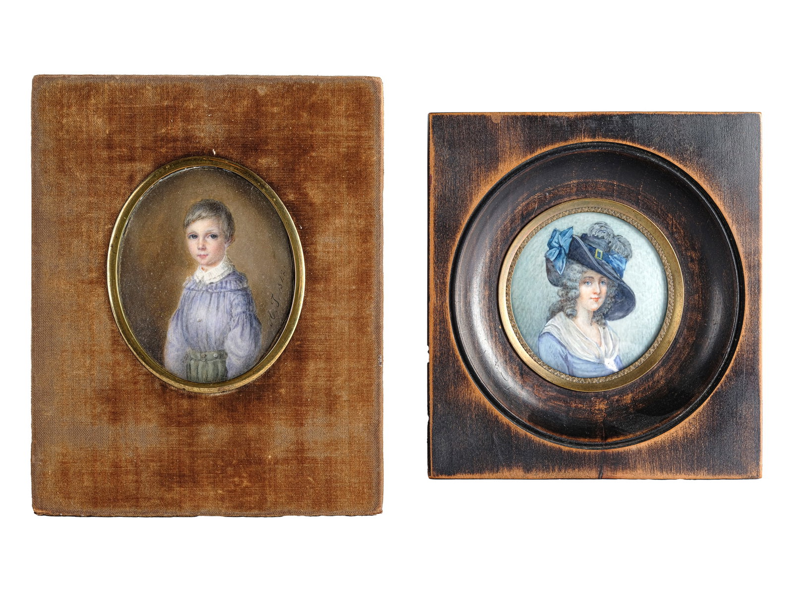 2 WATERCOLOR MINIATURES (1 of 4)