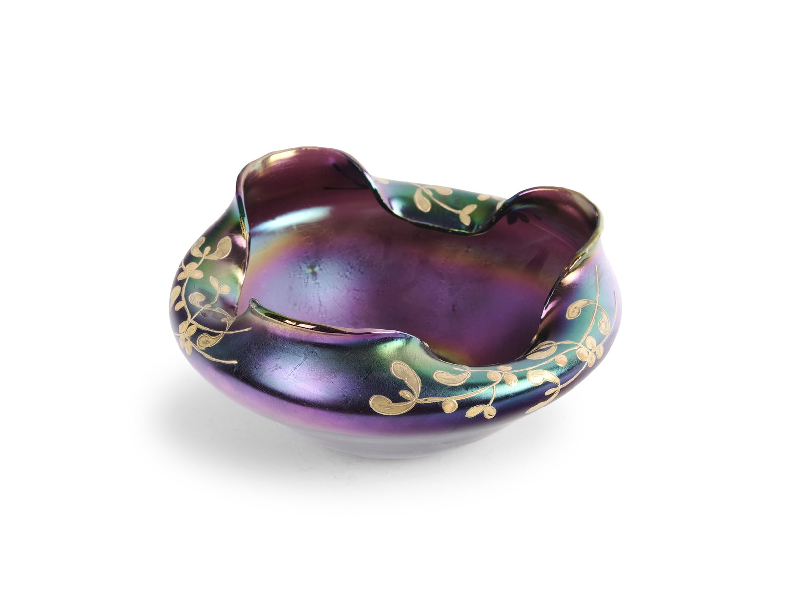 JOHANN LOETZ-WITWE, KLOSTERMUeHLE, GLASS BOWL (1 of 4)