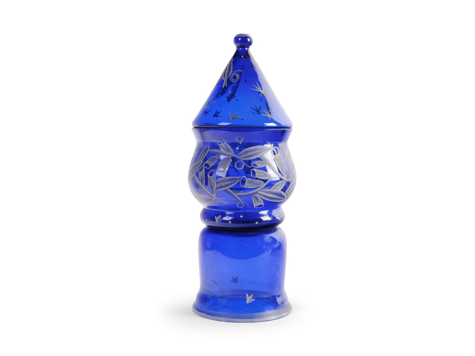 TOWER-SHAPED LIDDED GOBLET, DESIGNED BY DAGOBERT PECHE (1 of 4)