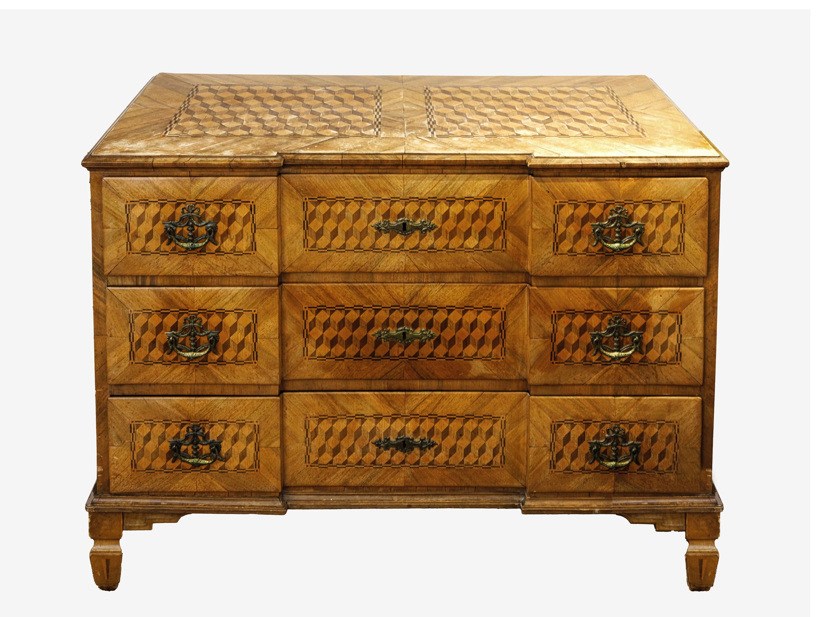 3-DRAWER LOUIS XVI CHEST OF DRAWERS, SOUTHERN GERMANY, CIRCA 1780 (1 of 4)