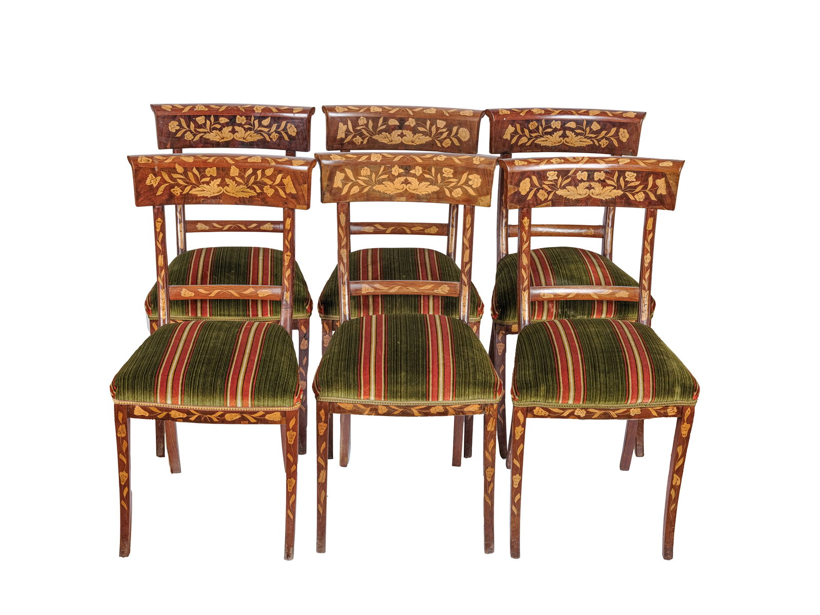 SIX BIEDERMEIER ARMCHAIRS, HOLLAND, CIRCA 1830 (1 of 4)