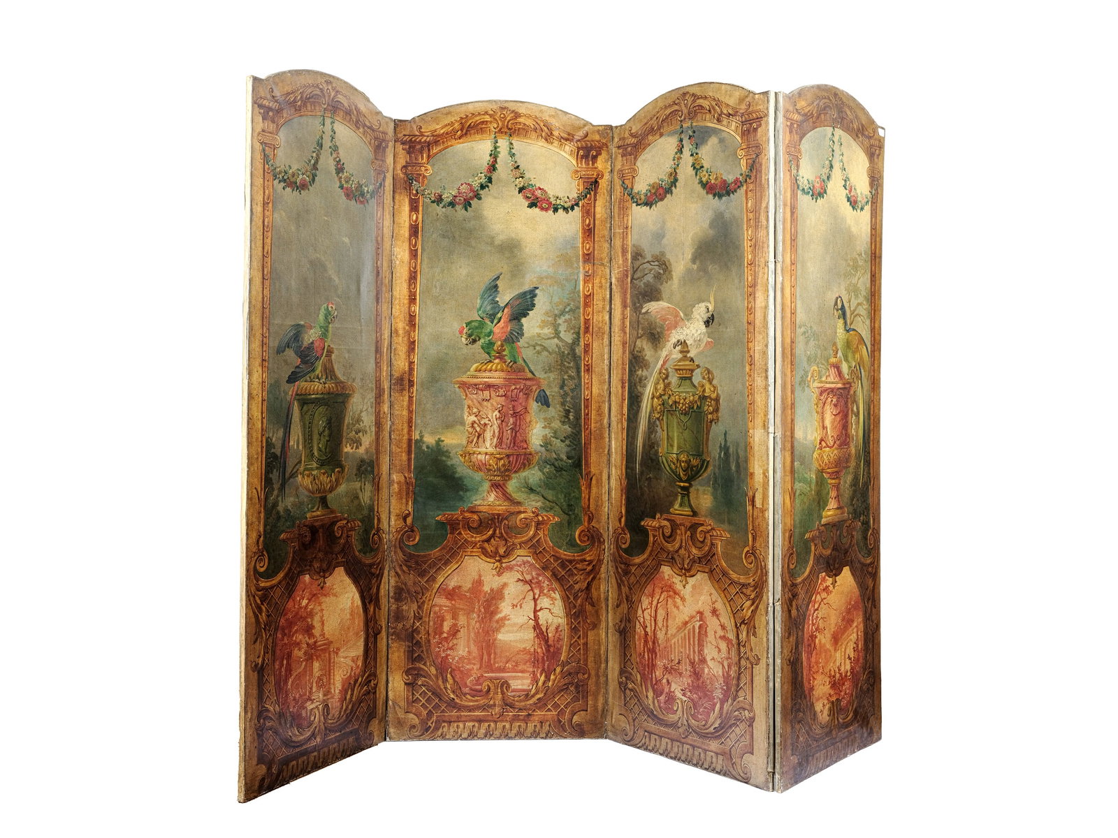 4-PANEL SCREEN, LOUIS XVI (1 of 6)