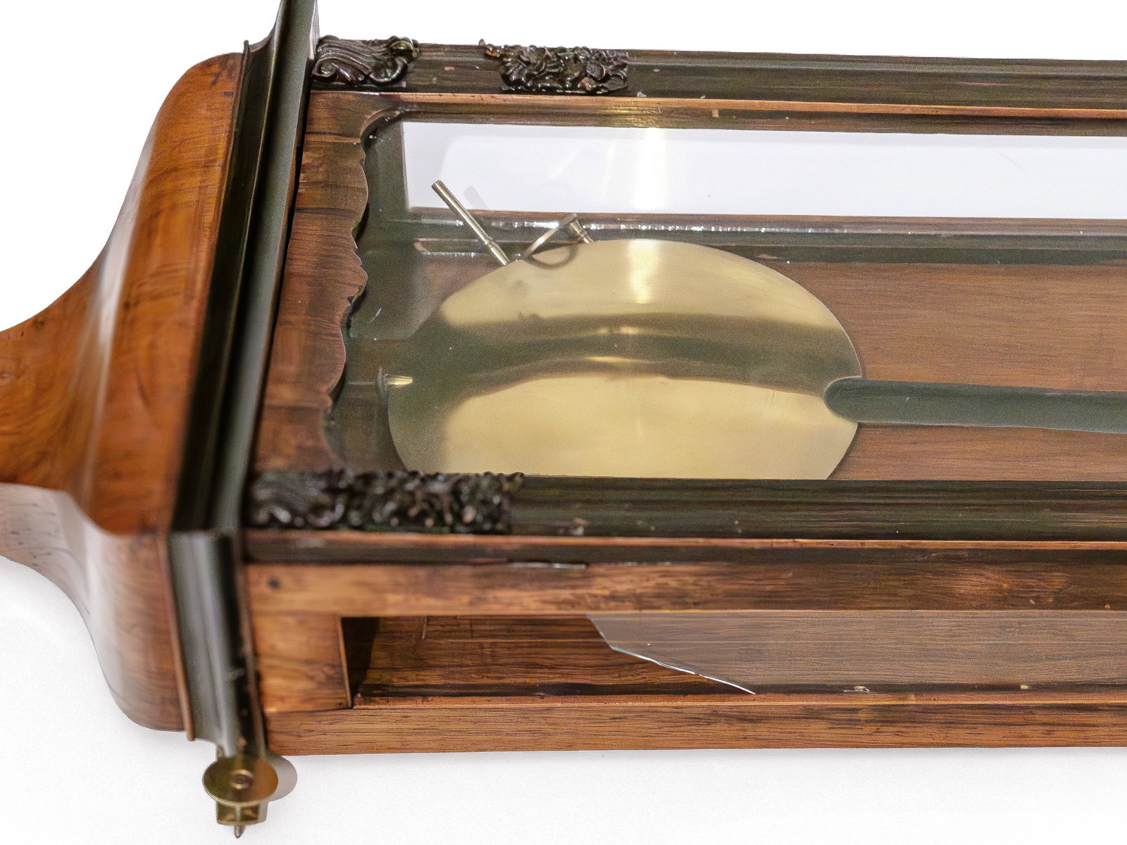 LARGE PENDULUM CLOCK, LATE BIEDERMEIER - 4