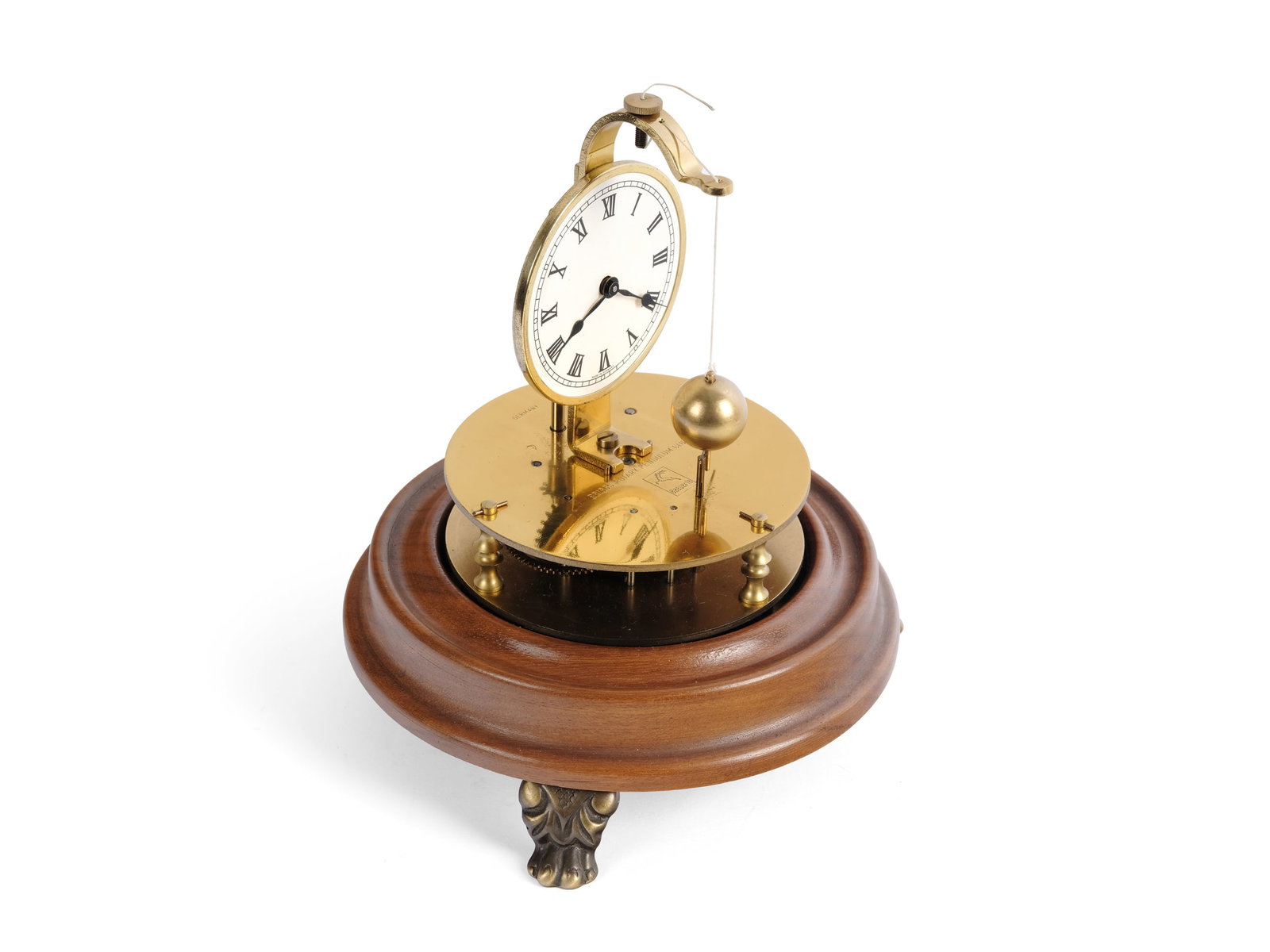 BAEUERLE THREAD PENDULUM CLOCK, CIRCA 1960 - 2