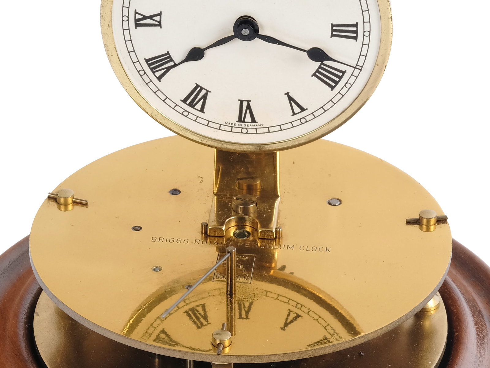 BAEUERLE THREAD PENDULUM CLOCK, CIRCA 1960 - 8