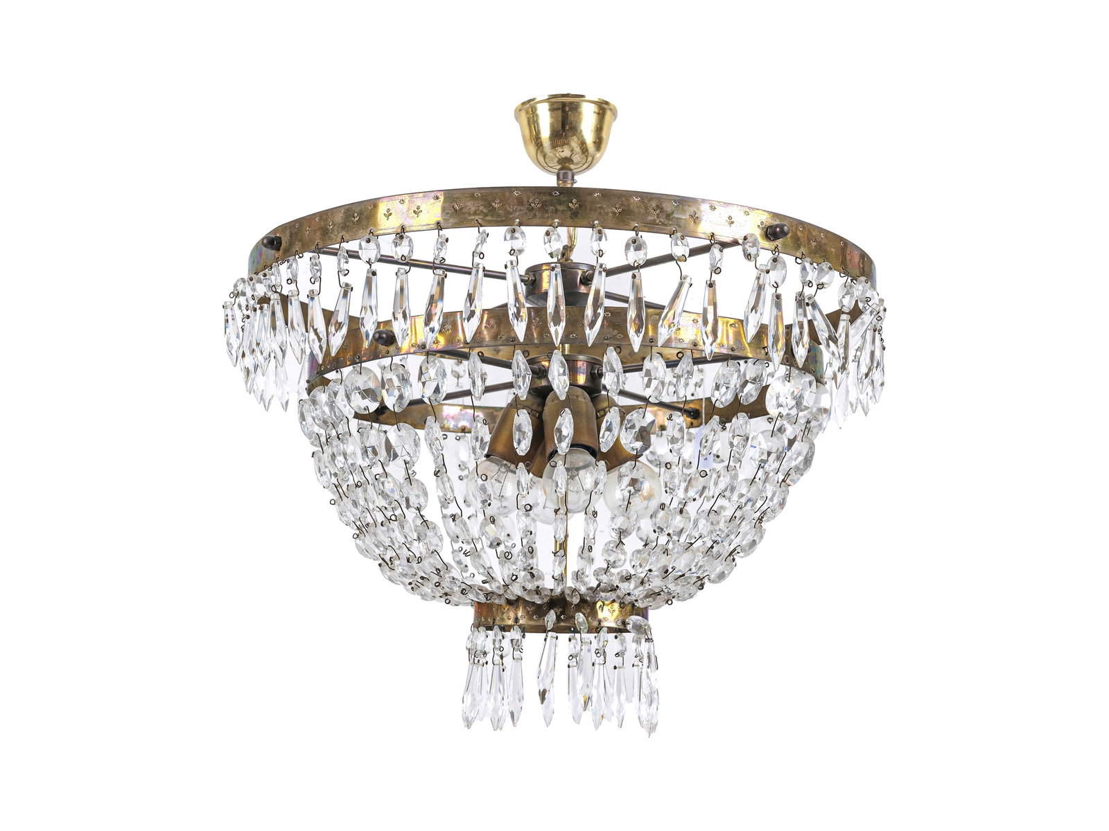 CEILING CHANDELIER, EMPIRE STYLE (1 of 1)