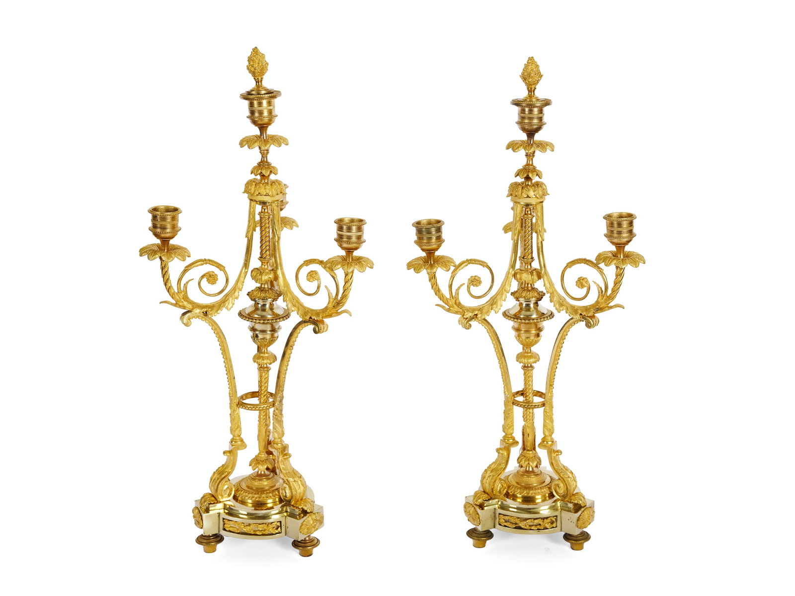 PAIR OF MAGNIFICENT CANDLESTICKS, FRANCE, LOUIS XVI (1 of 5)