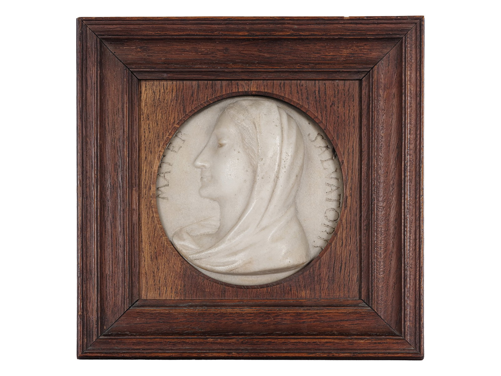 RELIEF OF THE MATER SALVATORIS, PROFILE RELIEF OF THE MOTHER OF GOD (1 of 3)