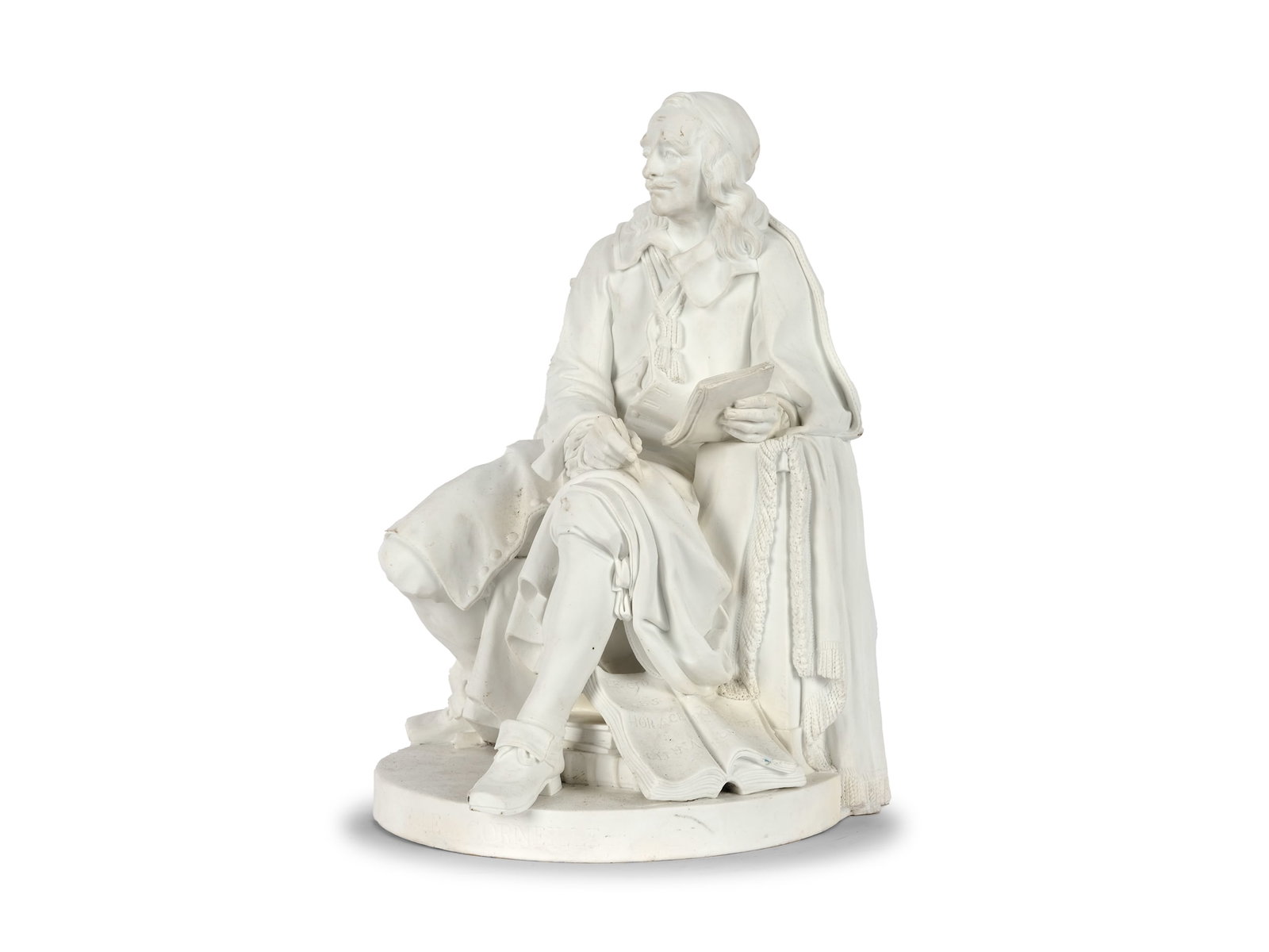 BISCUIT PORCELAIN SCULPTURE, BY PIERRE CORNEILLE, SEVRES (1 of 7)