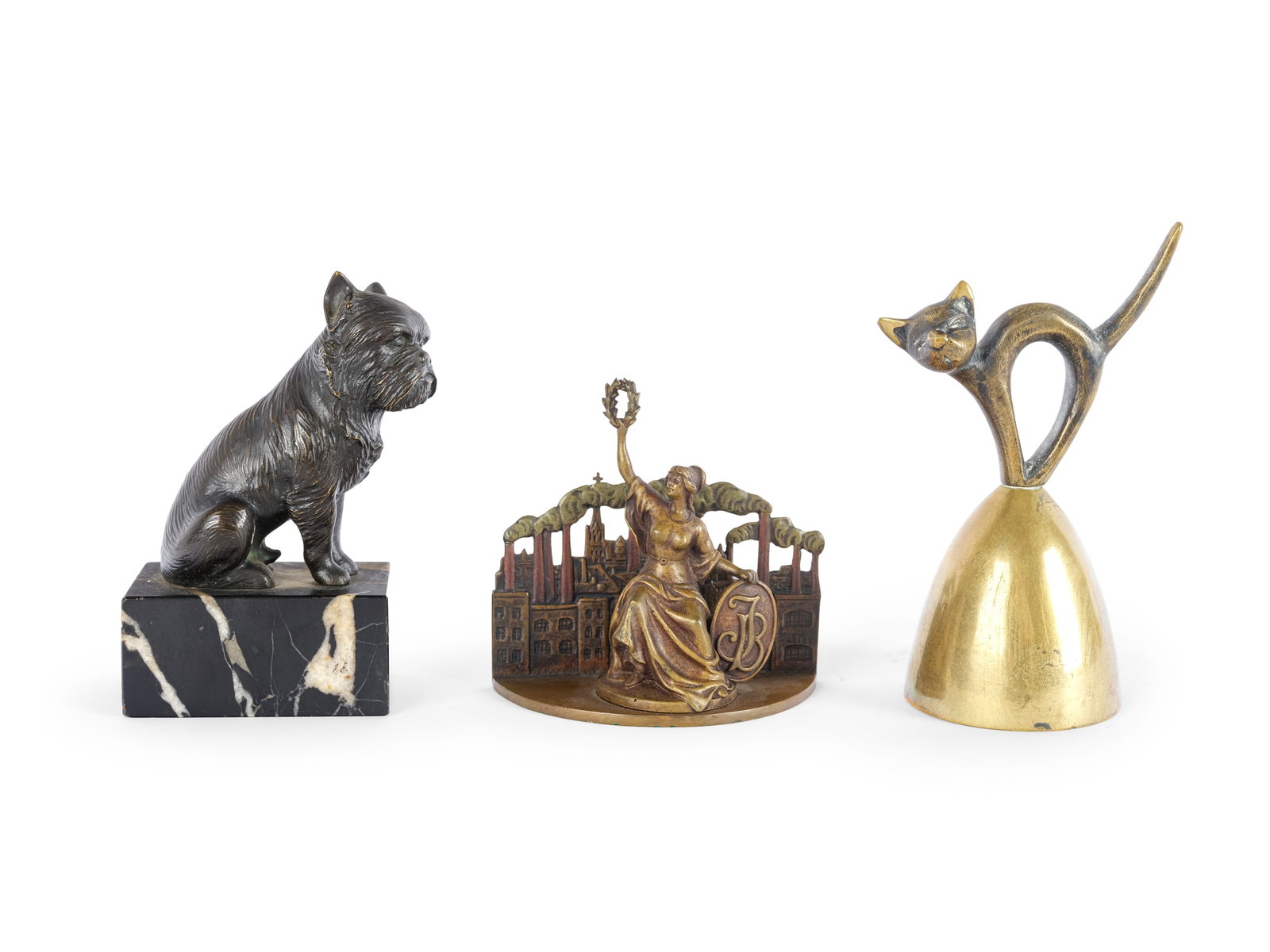 BUNDLE OF 3 BRONZES, BALL DONOR (1 of 2)