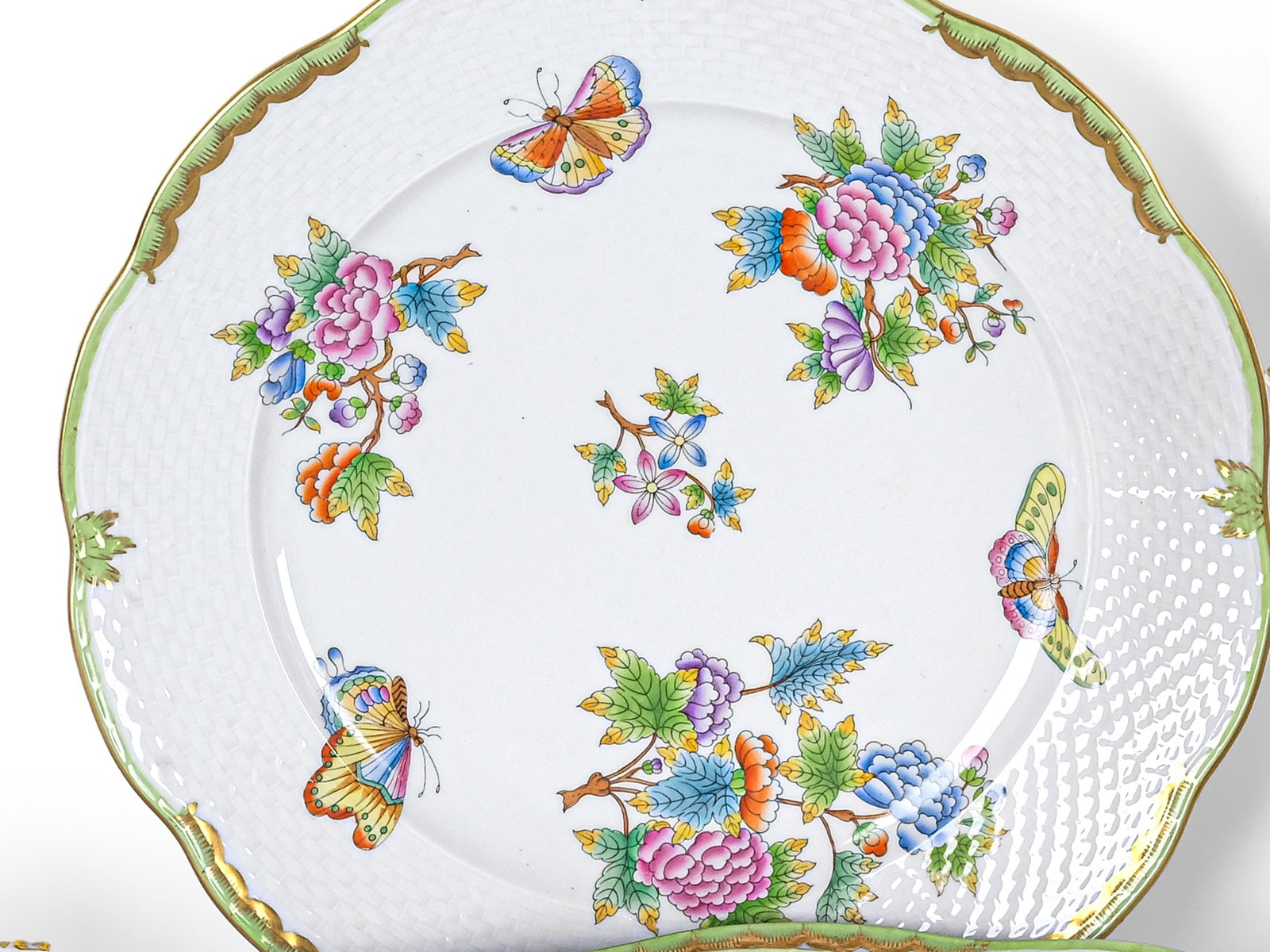 HEREND COFFEE SET, VICTORIA PATTERN - 2