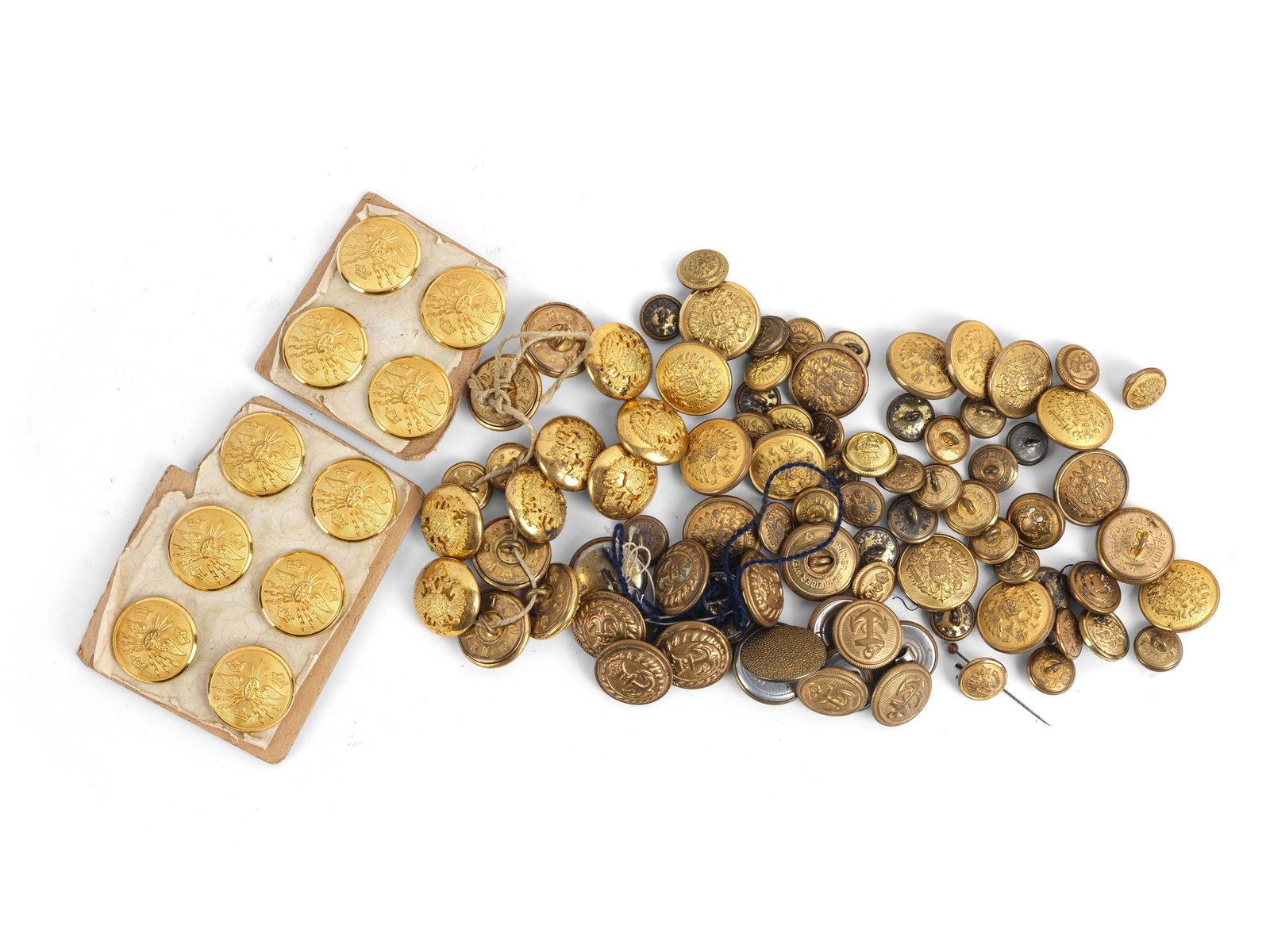 BUNDLE OF UNIFORM BUTTONS, (1 of 3)