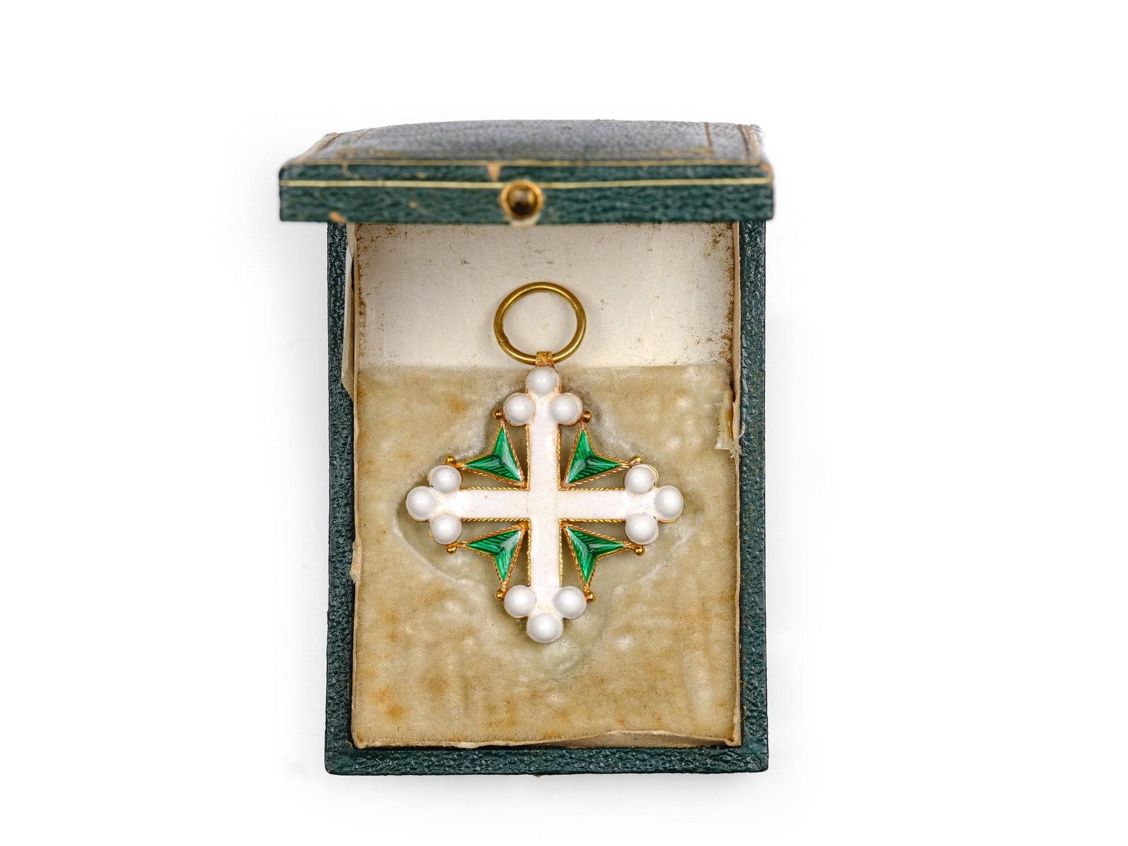 ORDER OF ST. MAURICE AND ST. LAZARUS, 18-KARAT GOLD WITH ENAMEL (1 of 5)
