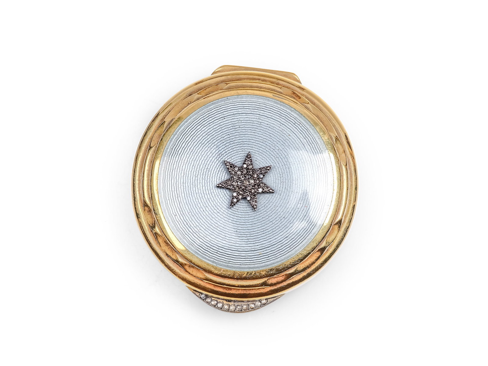 PILLBOX, RUSSIA, GILT SILVER (1 of 2)