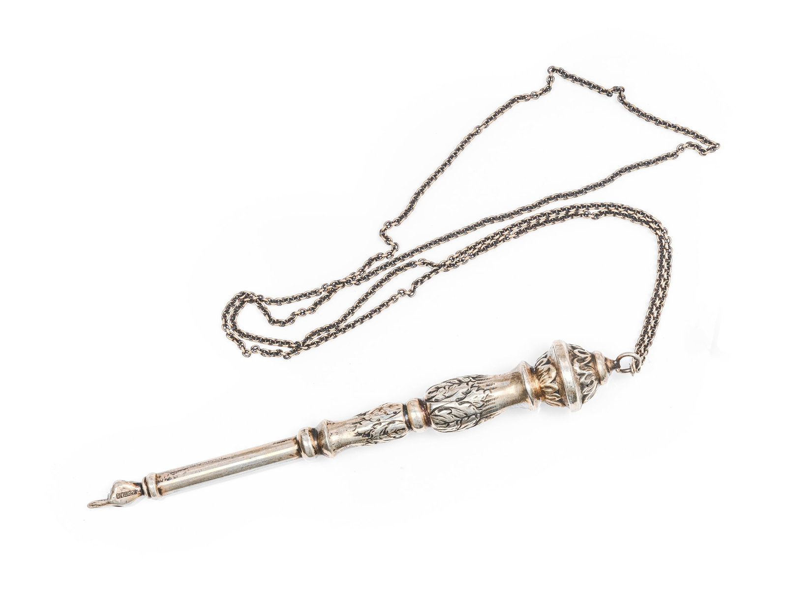 TORAH POINTER, SILVER, 925 STERLING HALLMARKED - 2