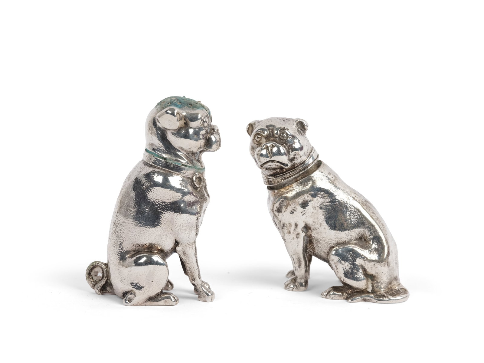 SILVER SALT AND PEPPER SHAKERS, HALLMARKED SILVER (1 of 5)