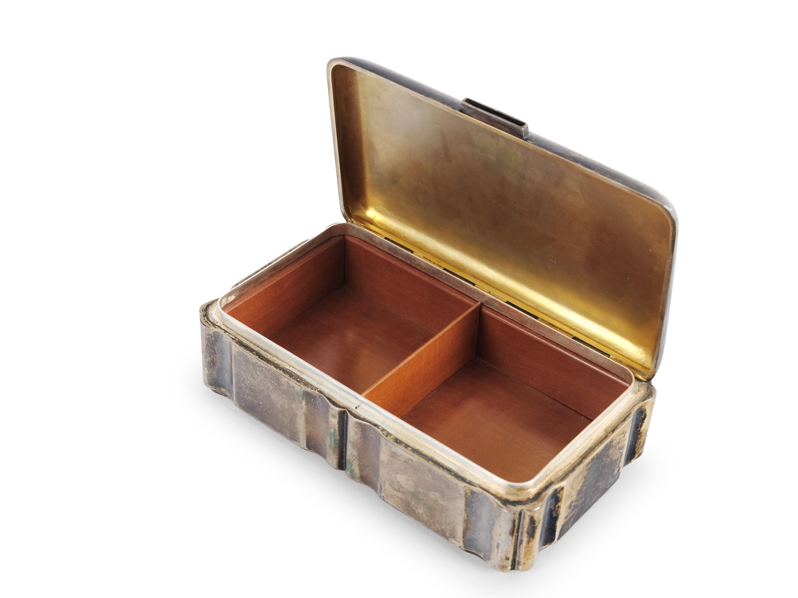 SILVER BOX, HALLMARKED SILVER (1 of 4)