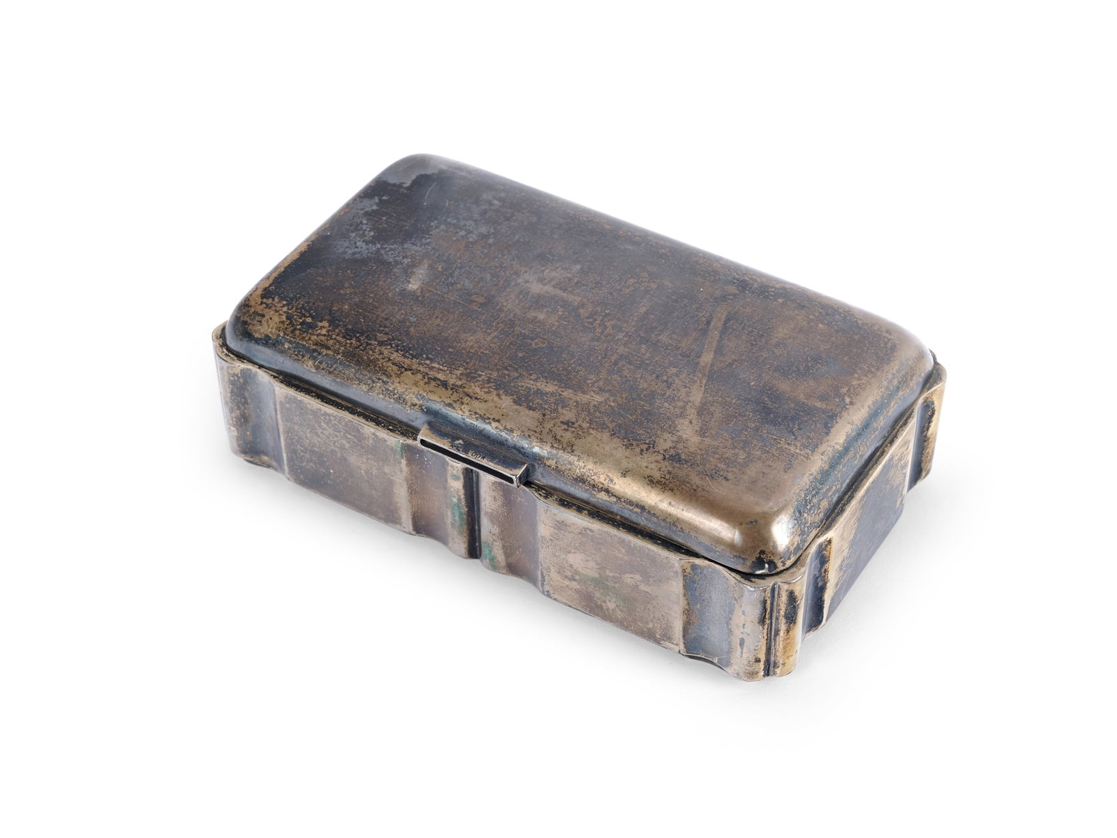 SILVER BOX, HALLMARKED SILVER - 2