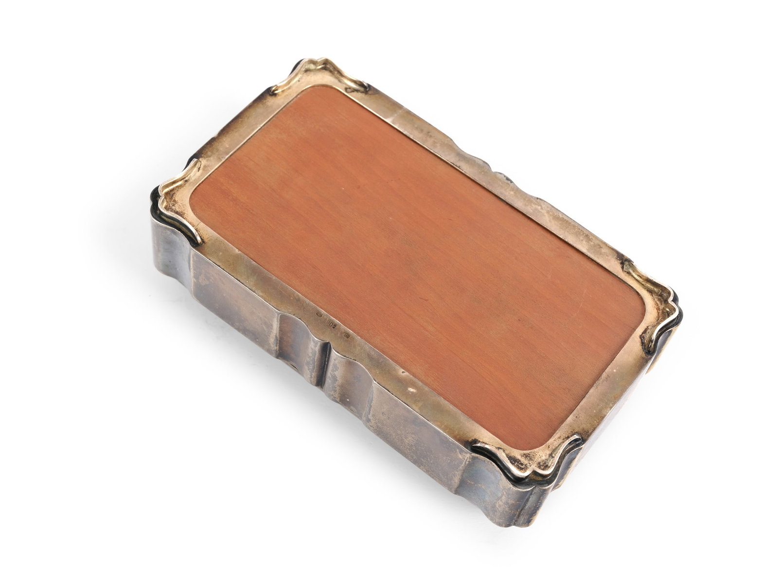 SILVER BOX, HALLMARKED SILVER - 3