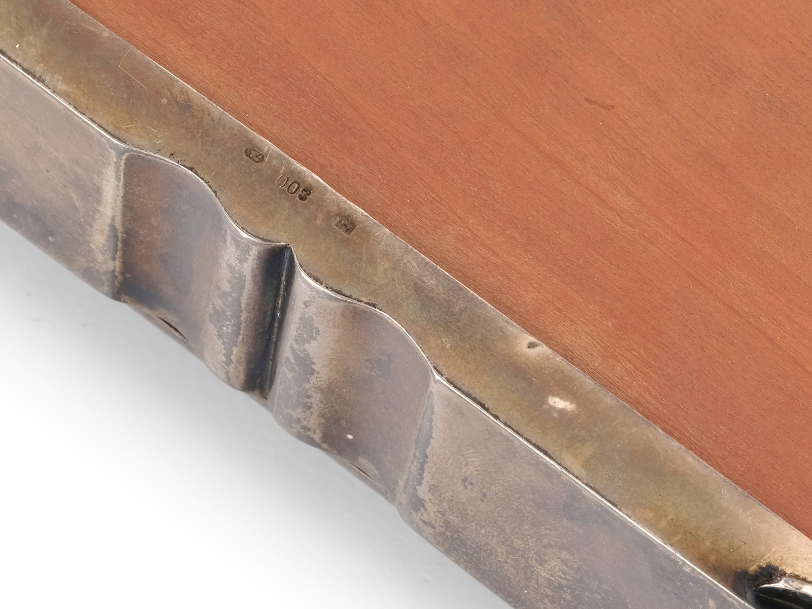 SILVER BOX, HALLMARKED SILVER - 4