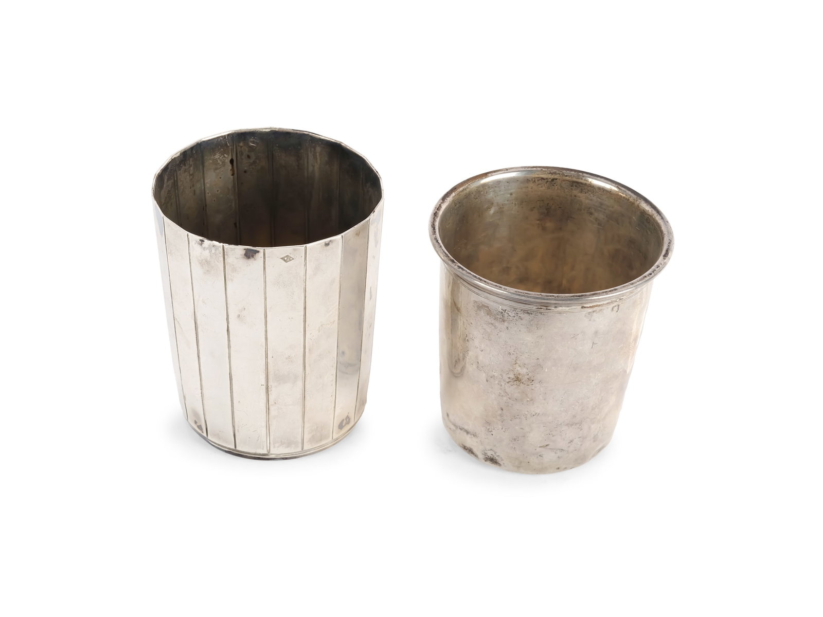 BUNDLE: 2 SILVER CUPS, HALLMARKED SILVER - 2